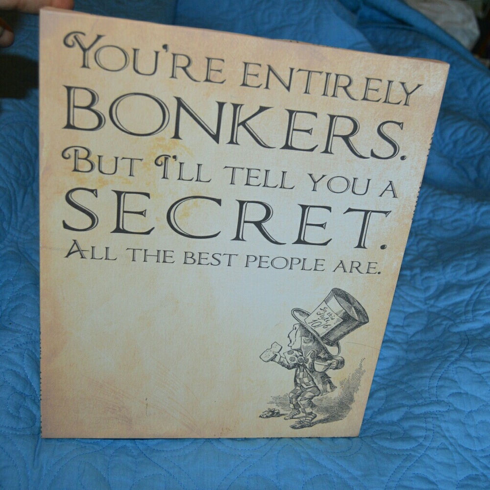 Alice in Wonderland Room Art Framed